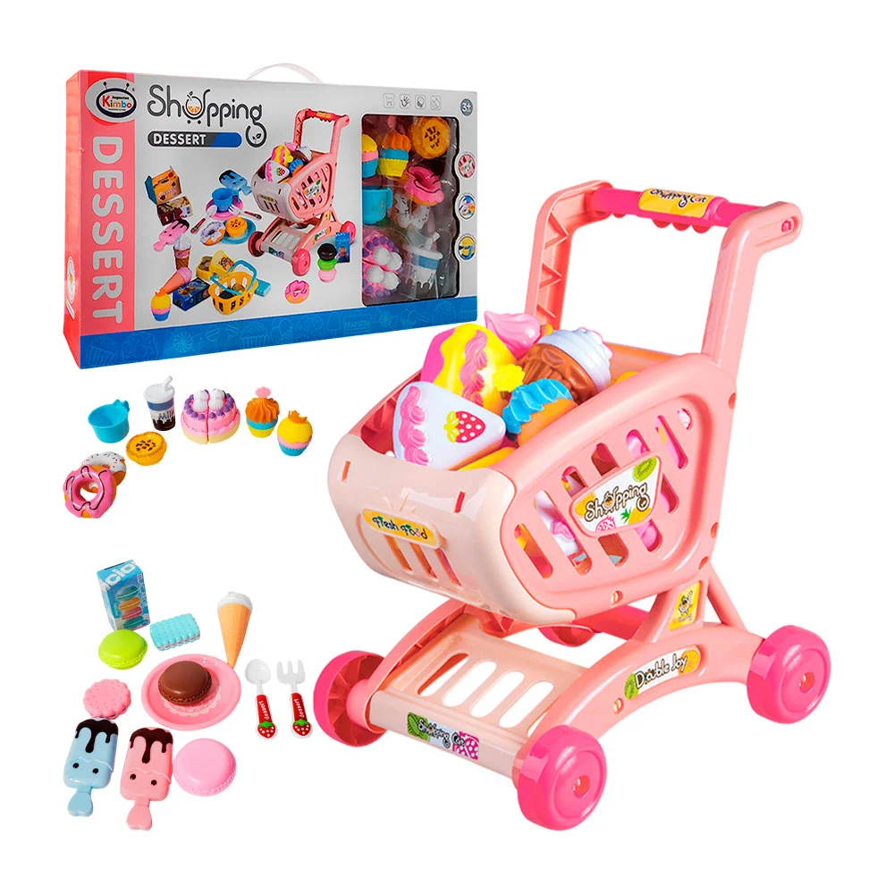 Juguete tipo super con mini carrito y temática de postres / shopping / 2164347