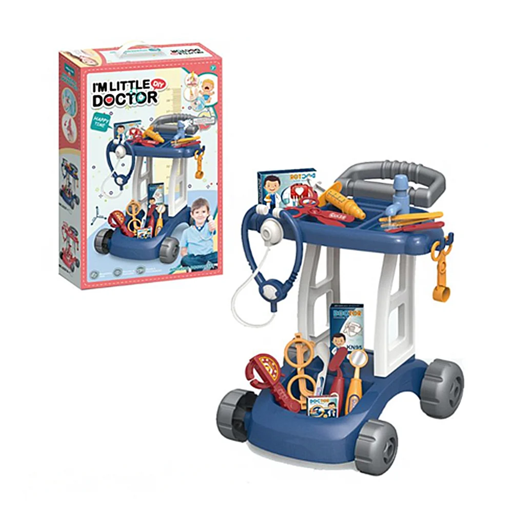 Carrito de juguetes con temática de doctor, variedad de accesorios / 2880364