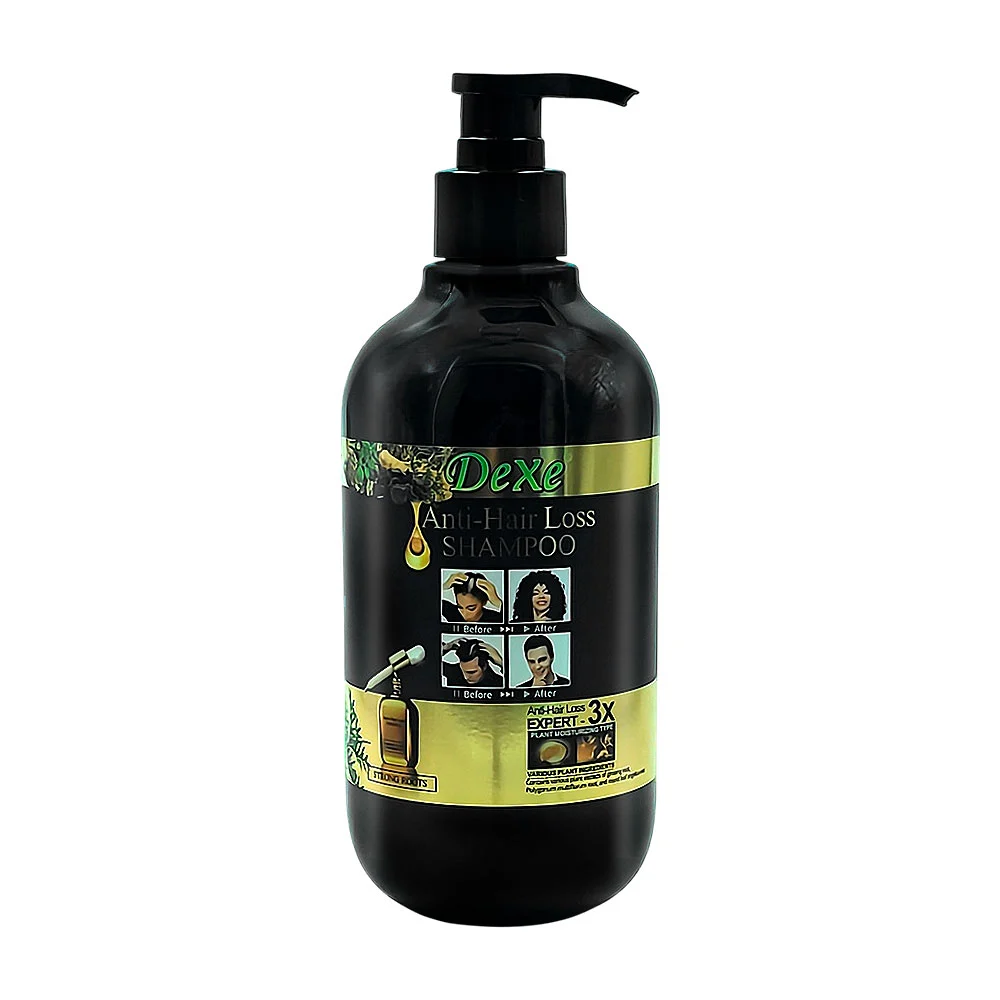 Shampoo dexe con extractos naturales para prevenir la caída del cabello, 500ml
