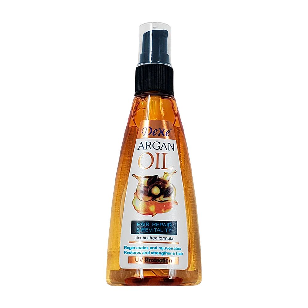 Protector uv dexe, aceite de argán para reparar y rehabilitar el cabello, 100ml