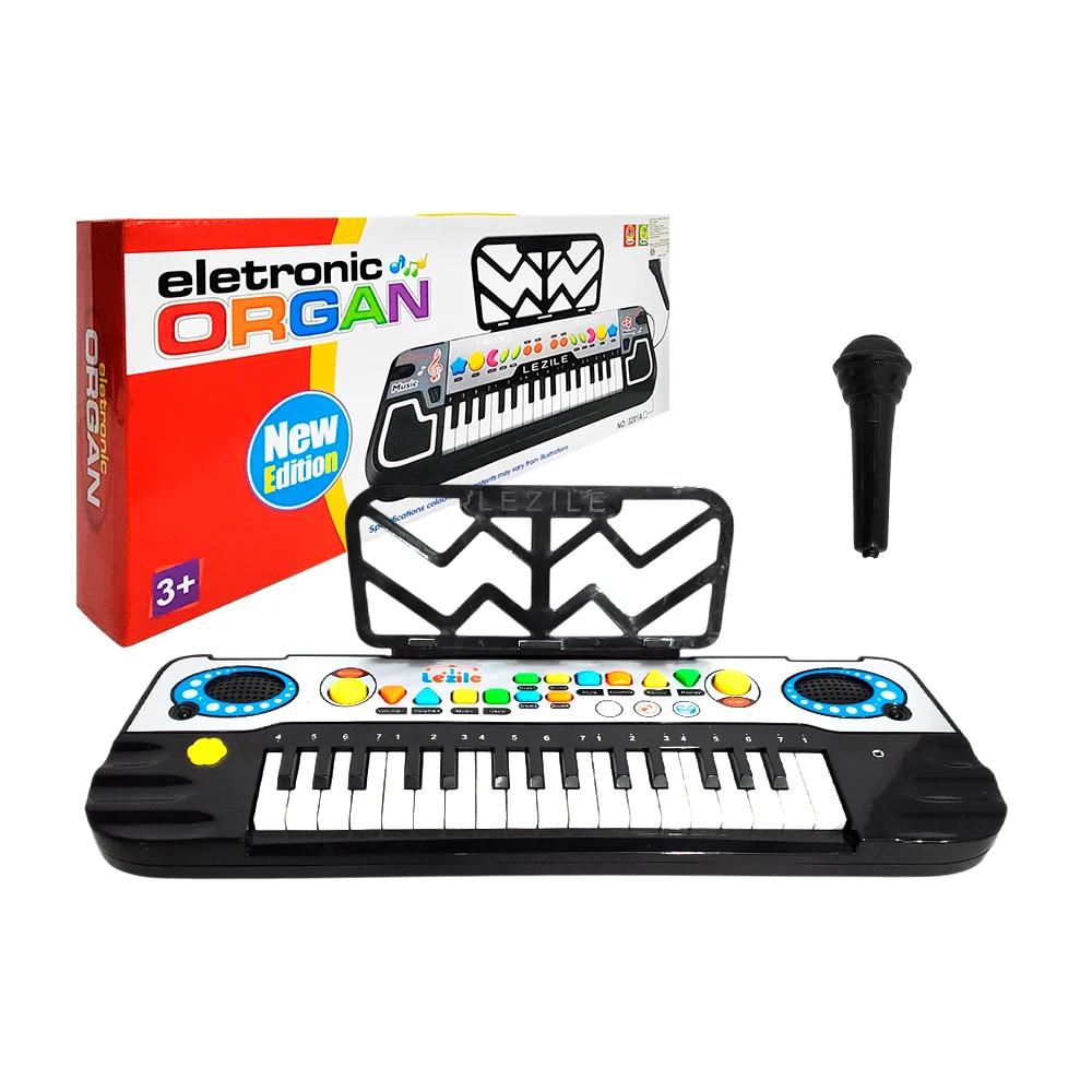Piano / órgano electronico musical de juguete con micrófono / electric organ