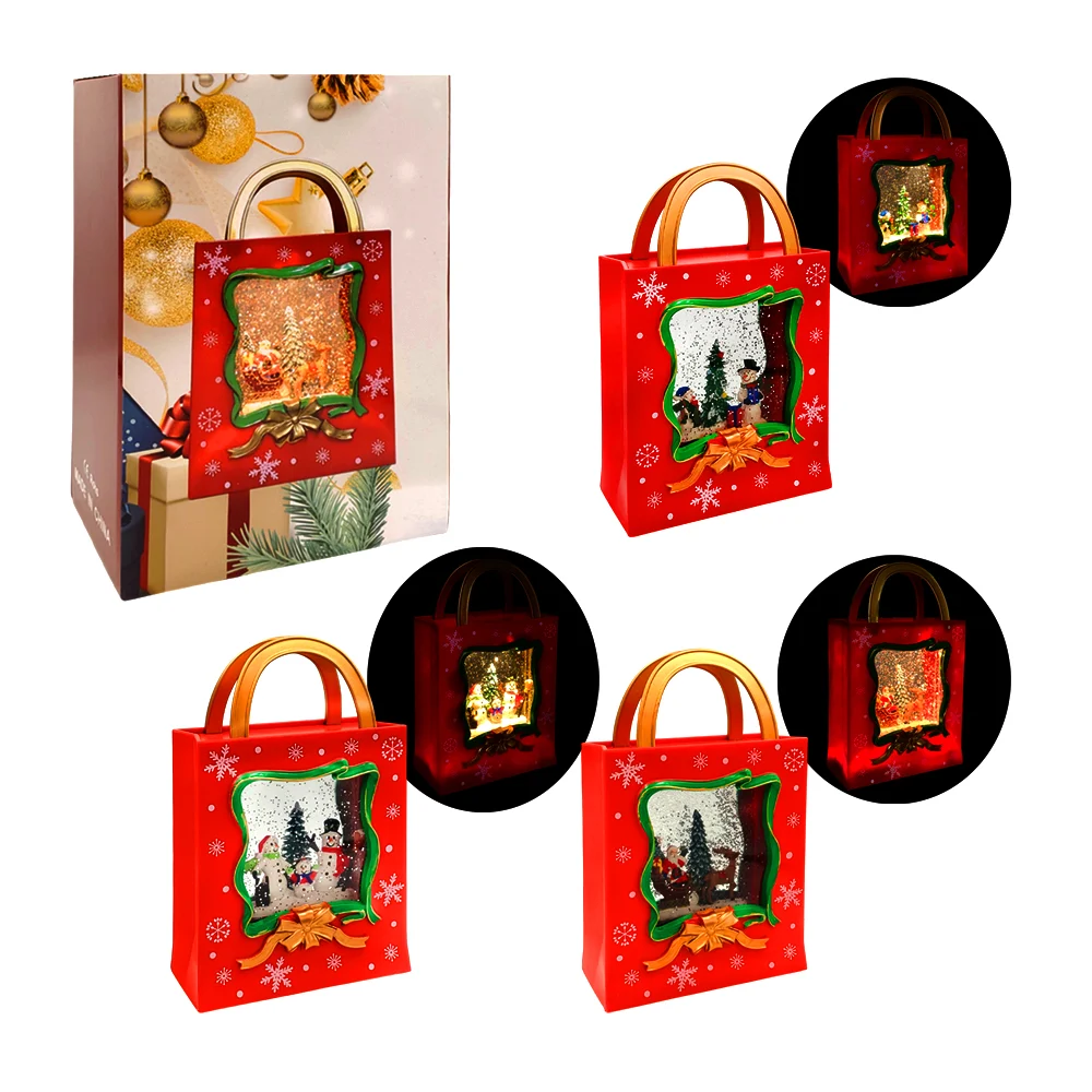Adorno navideño decorativo bolsa de reg...