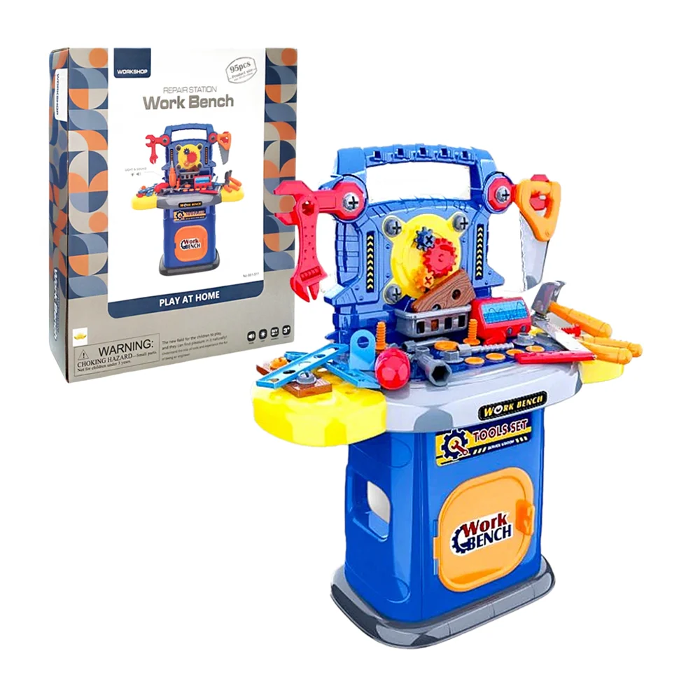 Set montable de juguete con temática de estación de reparación, 95pcs / kb211323