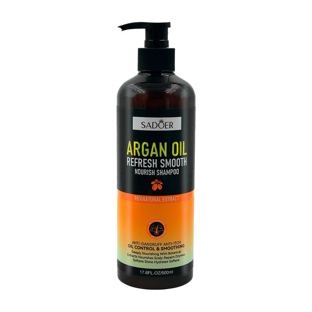 Shampoo sadoer con aceite de argán para nutrir el cabello, 500ml / sd88706