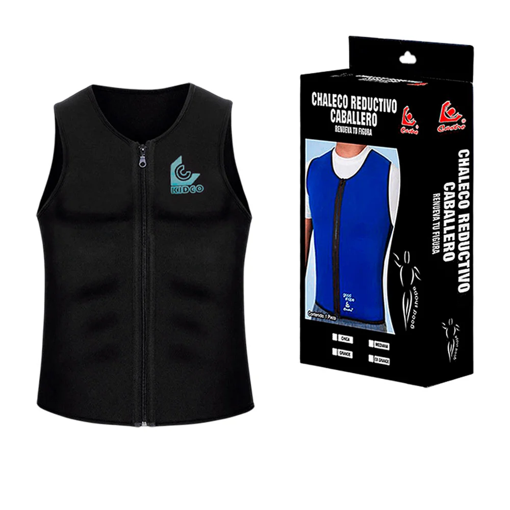 Chaleco liso reductivo kidco para caballero hombre, variedad de tallas / 7065 / 7066