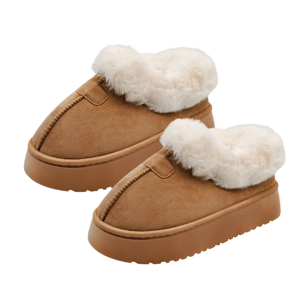 Botas tipo afelpadas con suela alta, variedad de tallas y colores / 730162