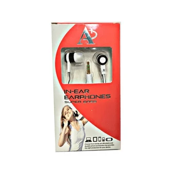 Audífonos alámbricos con entrada 3.5mm y almohadillas de silicona / SJRJ-52 / in-ear