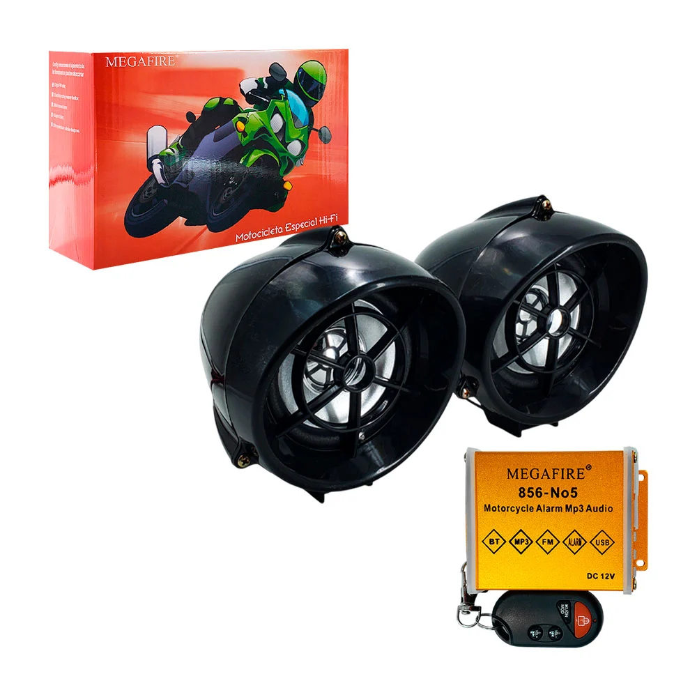 Juego de 2 bocinas - altavoces multifuncionales para motocicleta / 856-no5
