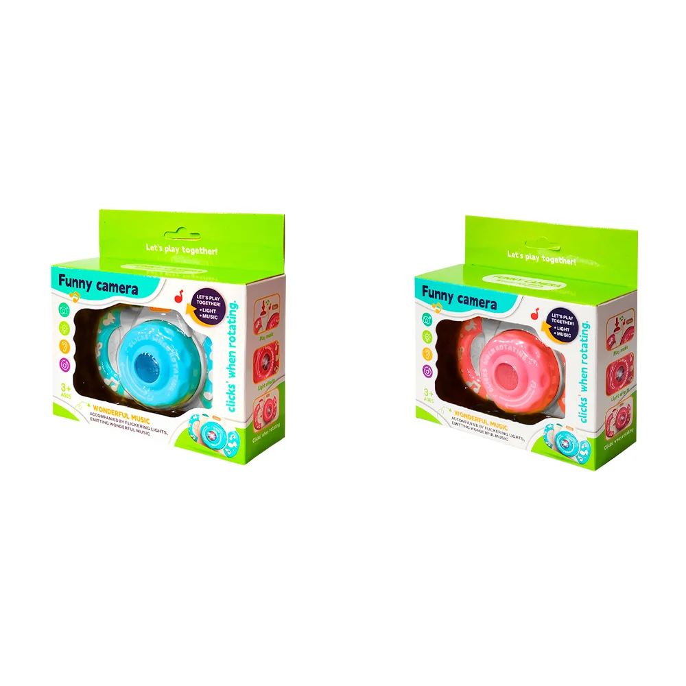 Cámara de juguete con luces y música, varios colores / funny camera / 9805-1