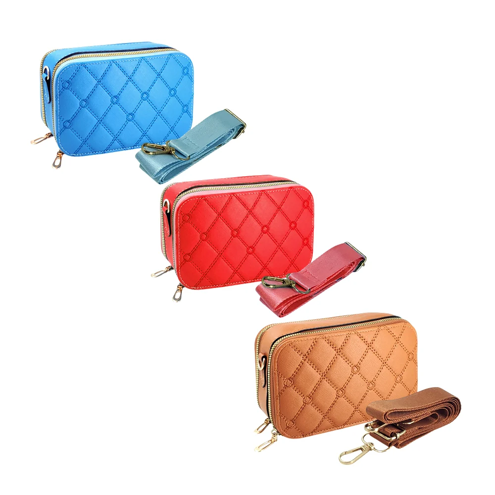 Bolsa chica rectangular para dama con de...
