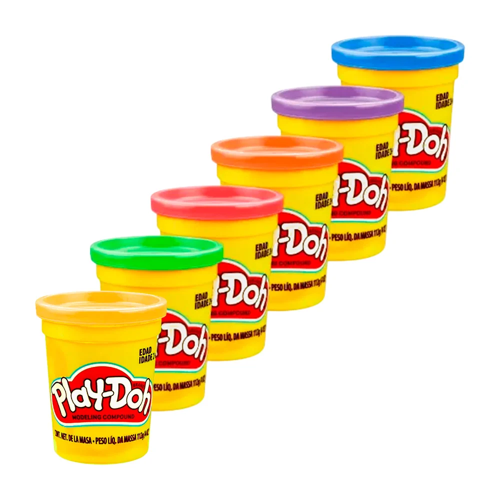 1pza Bote masa play-doh, 112g, variedad de colores / b6756
