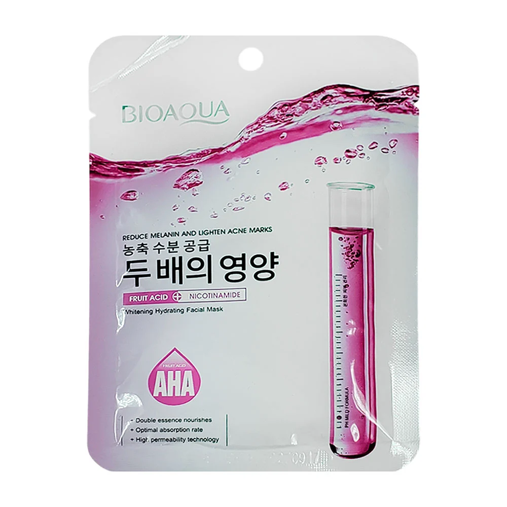 Mascarilla facial reparadora con extracto de ácido frutal y nicotinamida, 25ml