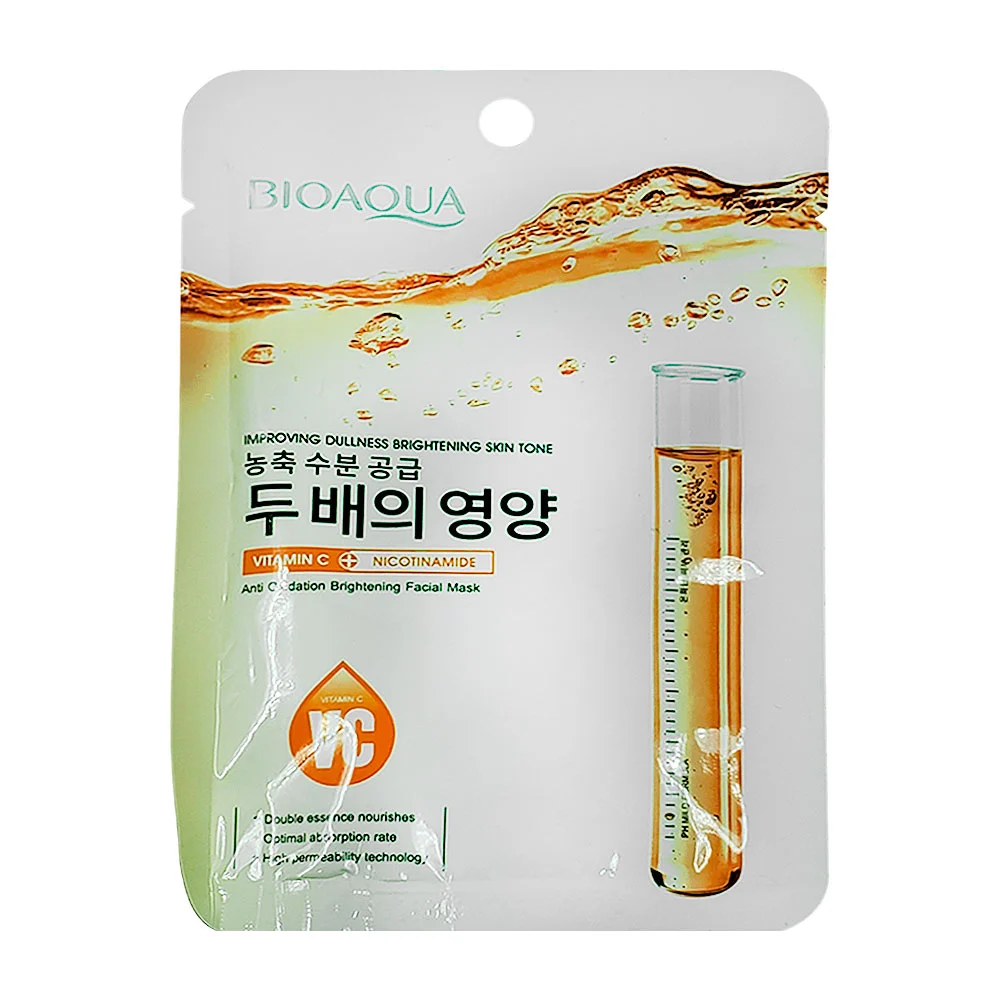 Mascarilla facial iluminadora con extracto de vitamina c y nicotinamida, 25ml