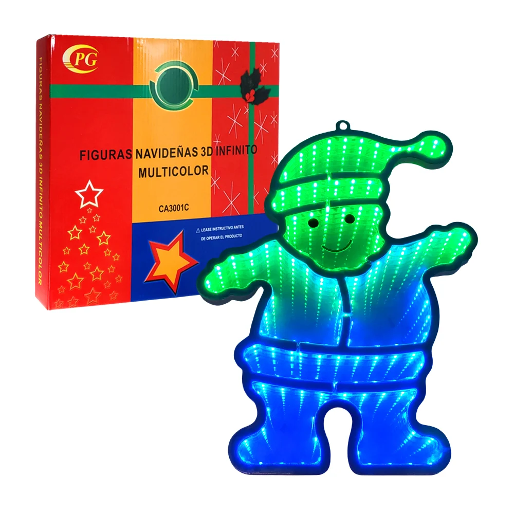 Figura decorativa led 3D, navideña en f...