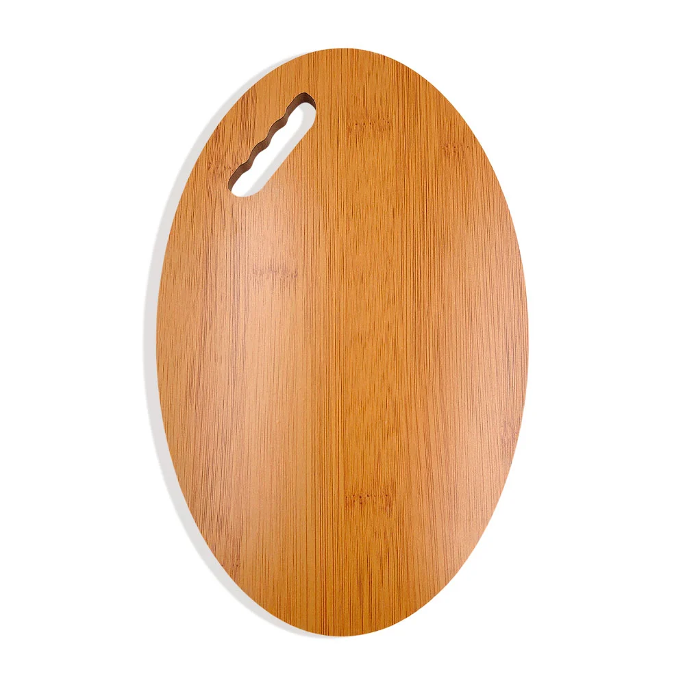 Tabla para picar de madera ovalada, 26x16cm grosor 0.8 / E4023