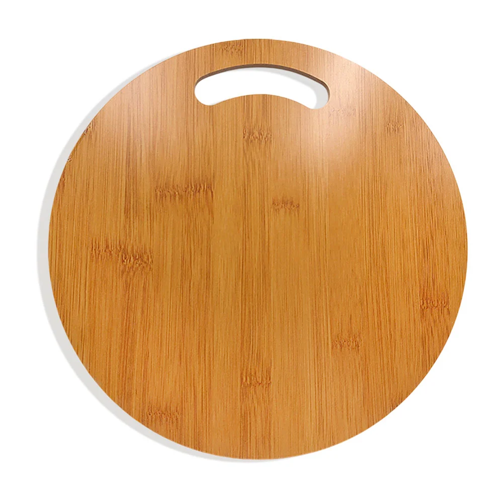 Tabla redonda de madera para picar, 30cm, grosor 0.8cm / E4026