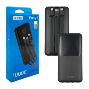 Bateria portatil G-tide carga rápida con múltiples conectores, de 100…