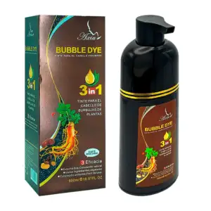 Shampoo axiu 3 en 1 con tinte y extracto natural de jengibre, 500ml /…