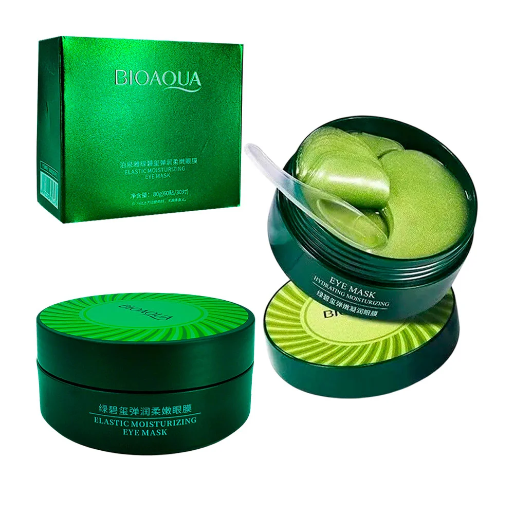 Paquete con 30 pares de mascarillas para los ojos bioaqua extracto de aloe vera