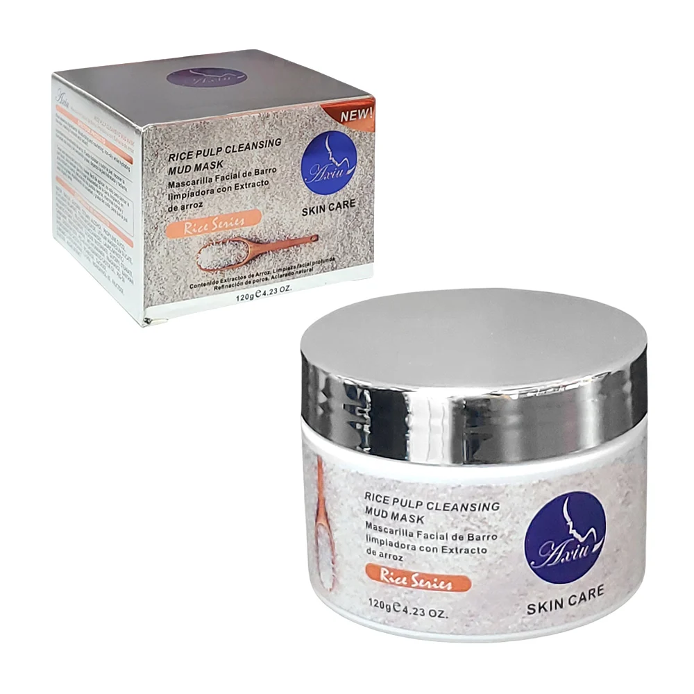 1pza Crema / mascarilla de barro con extracto de arroz para el cuidado y tratamiento de la piel, variedad de usos / axiu / hqm1235x