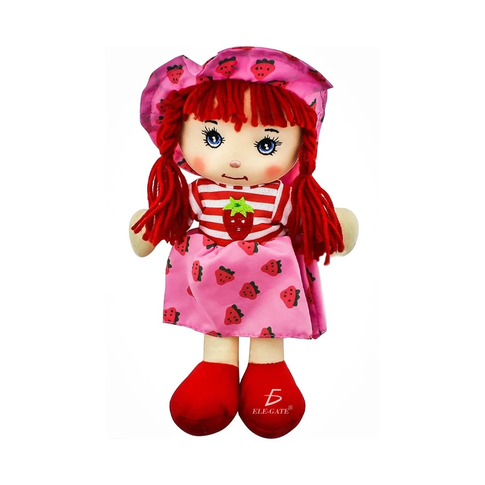 Muñeca de trapo ele-gate de 25cm con ve...