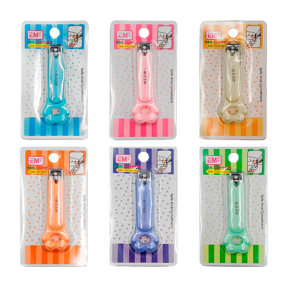 1pza corta uñas con diseño de garrita, variedad de colores / k072-meow