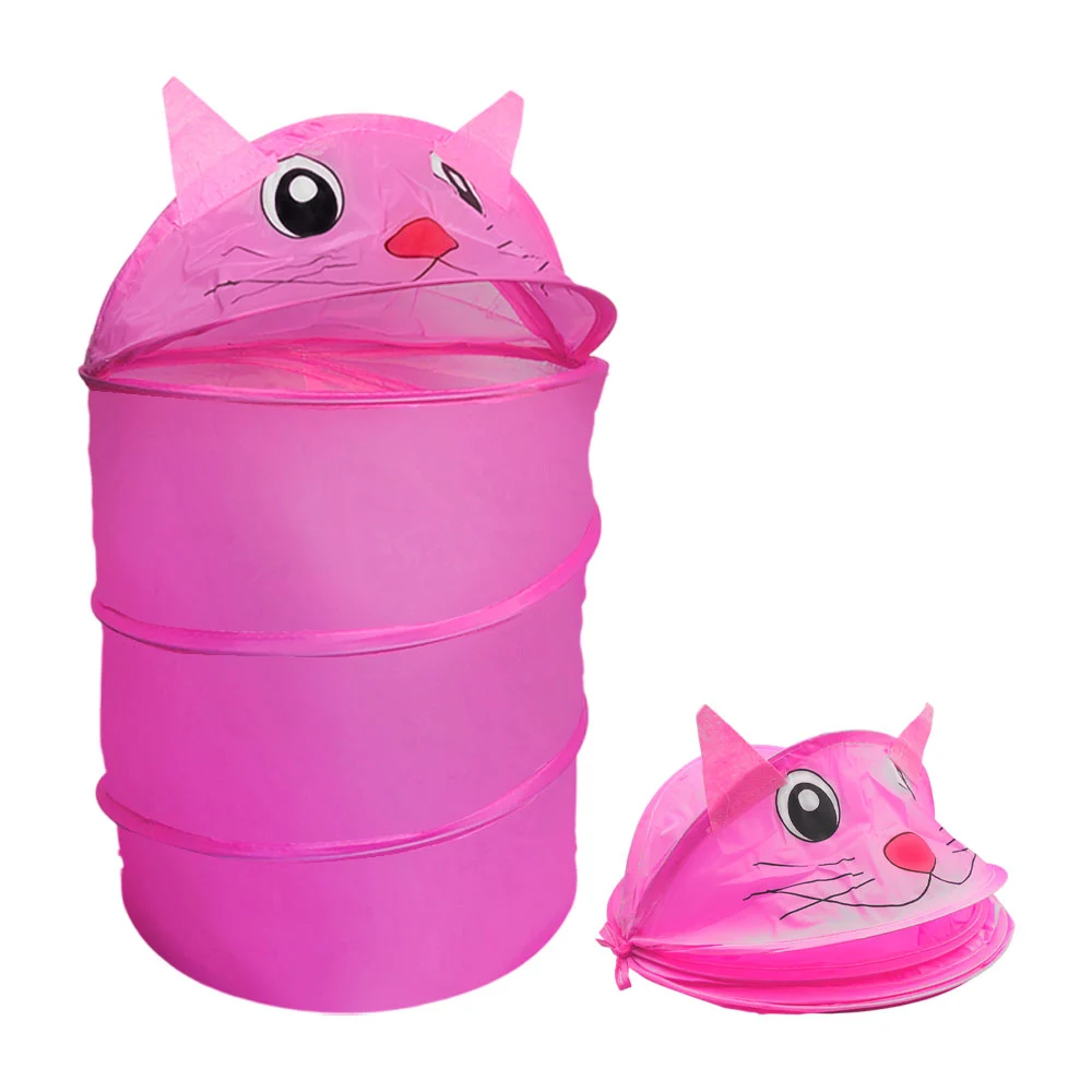 Cesto plegable para ropa con diseño de animalito kawaii, variedad de modelos