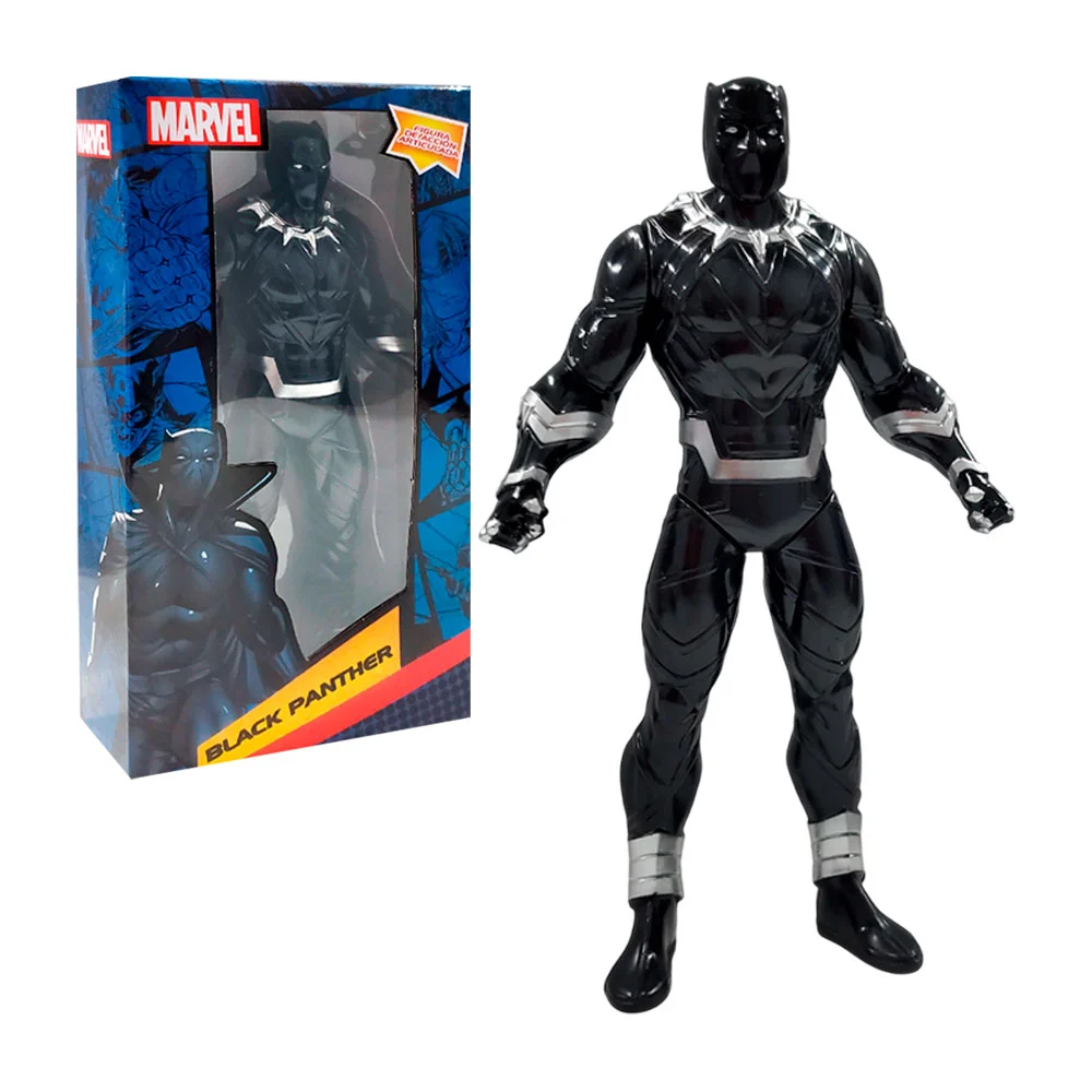 Figura de acción articulada marvel black panther / mt-ph9-01t