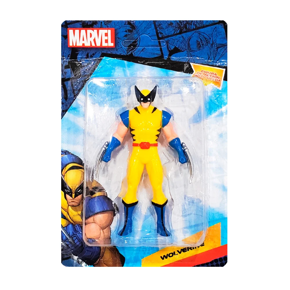 1pza Figura de acción decorativa pequeña de Wolverine de plástico, usos varios