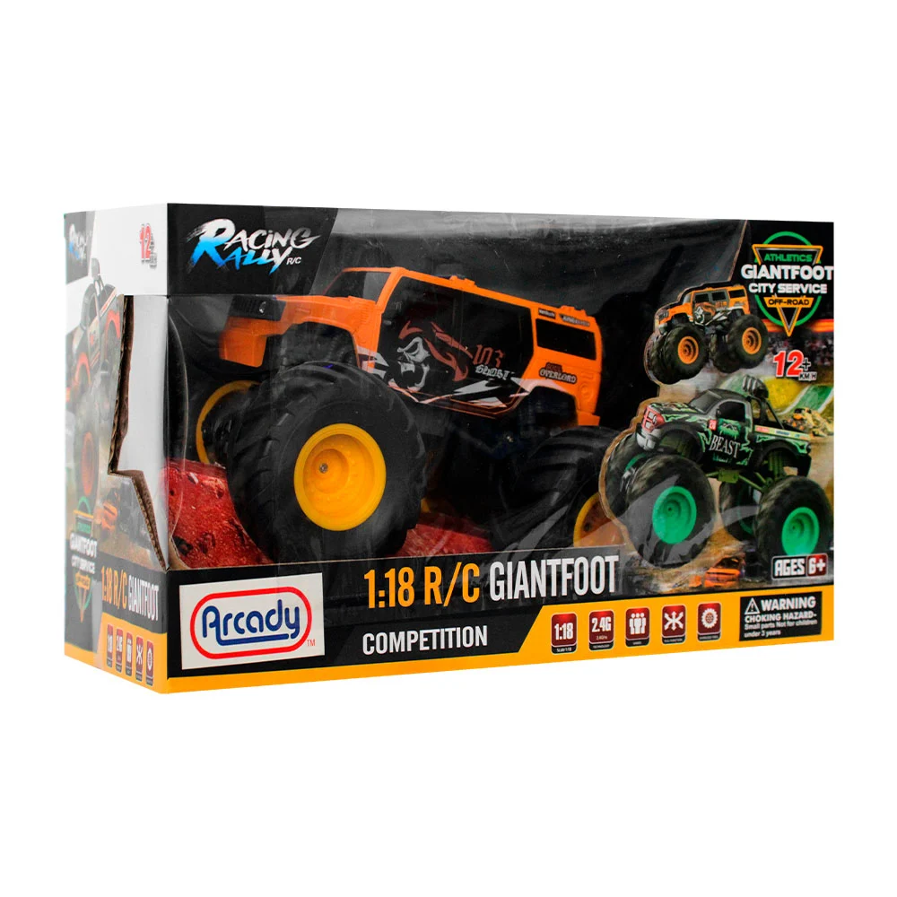 Carro de control remoto en forma de camión monstruo, modelos varios