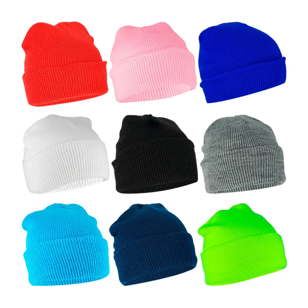 Gorro tipo tejido afelpado en color liso...