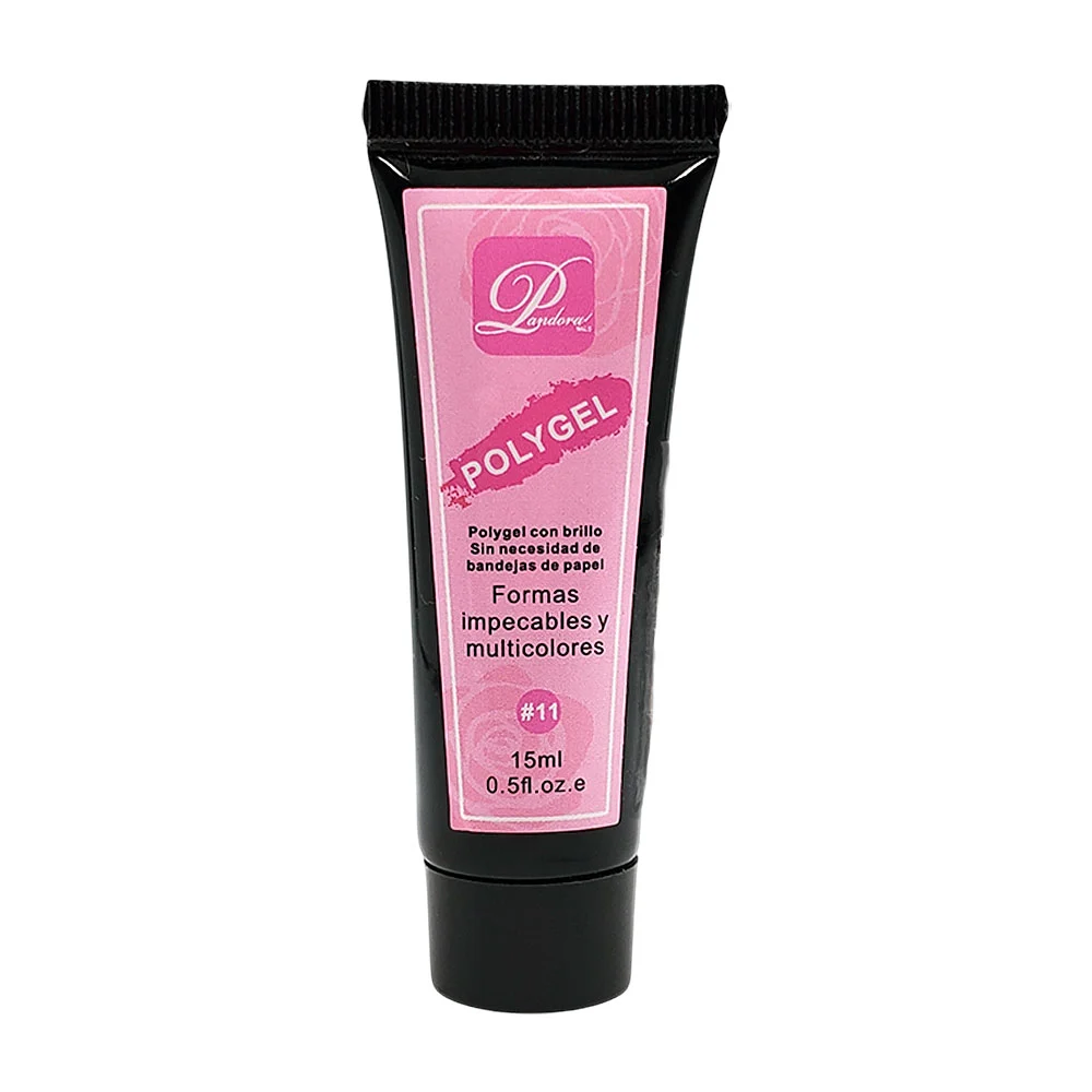 Franco pandora de poligel con brillo, 15ml, variedad de colores / pgn1104