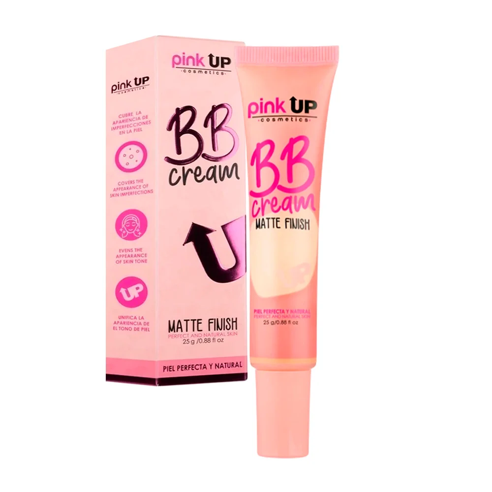 Bb cream pink up tono fair01-f cobertura ligera con acabado matte, 25g