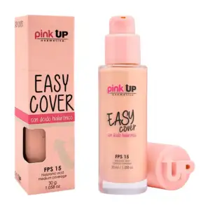 Base de maquillaje pink up con fps 15, cobertura media, tono 500, 30g…