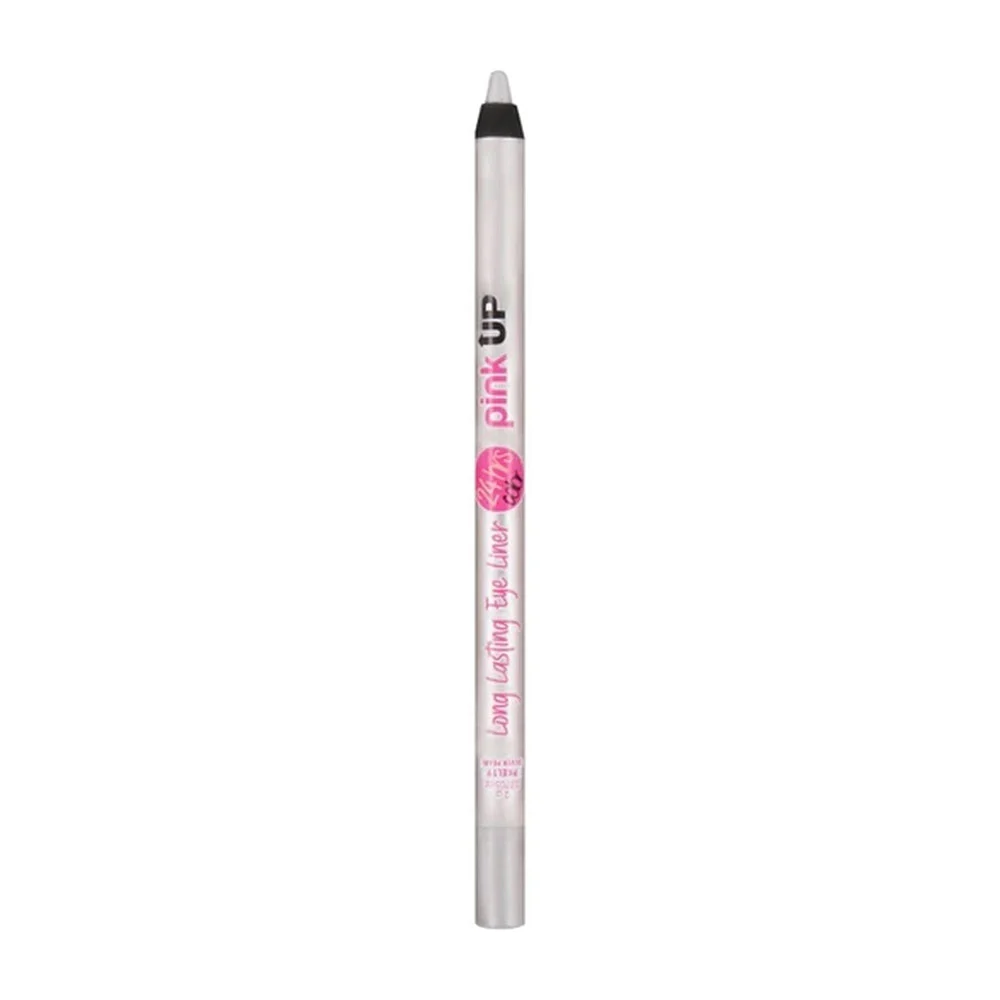 Lápiz delineador de ojos de larga duración pink up en tono silver pearl, 2g