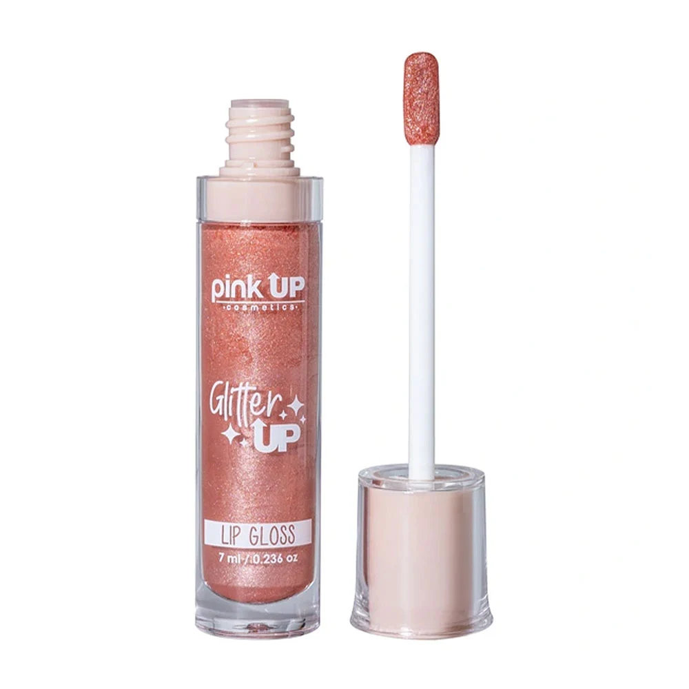 Lip gloss / brillo labial con glitter pi...