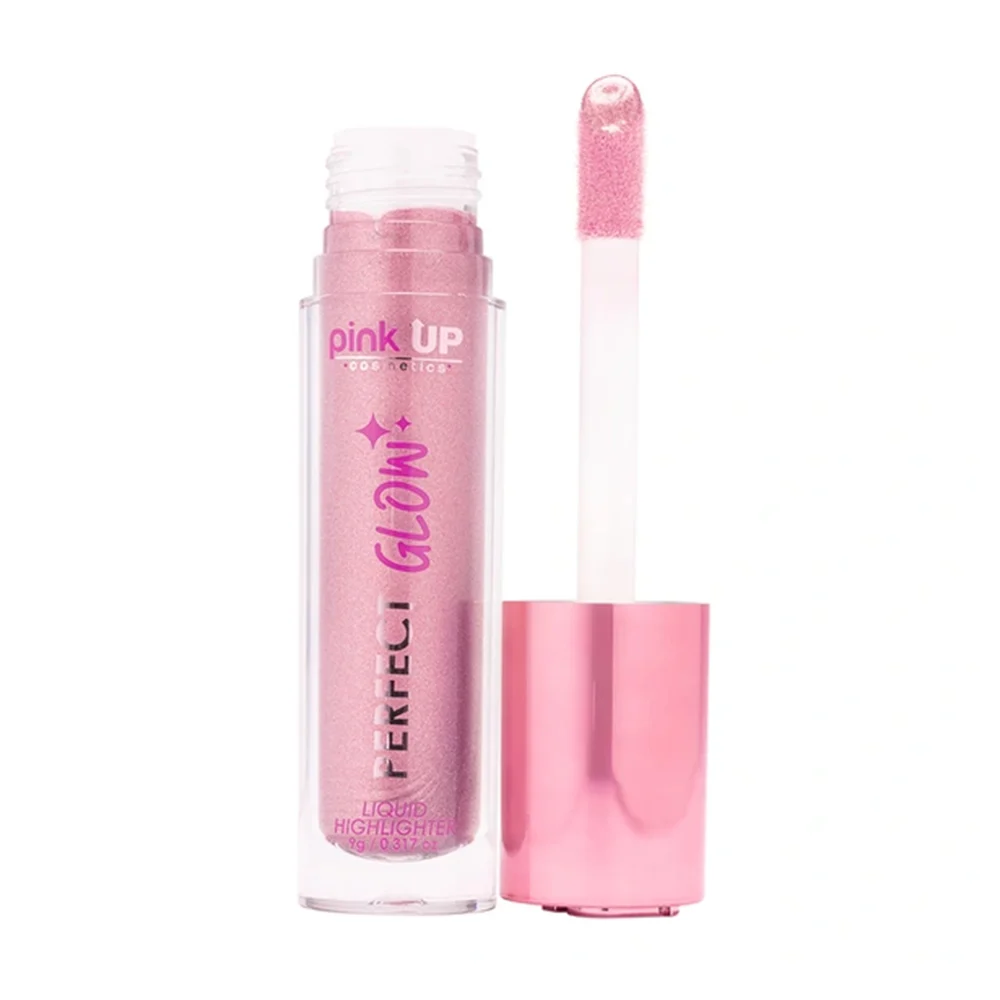 Iluminador líquido de alta pigmentación pink up en tono stella, 9g / pkilhp03