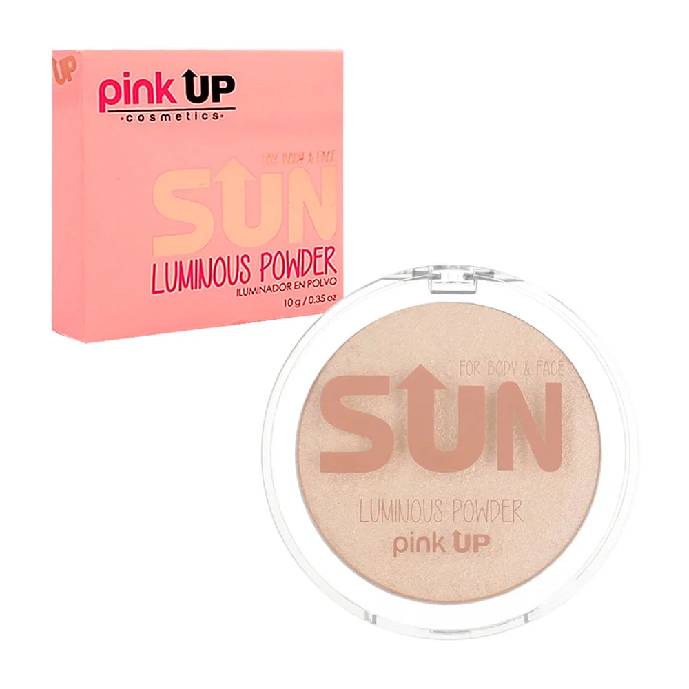 Polvo compacto iluminador pink up tono brillance, 10g / pkip04