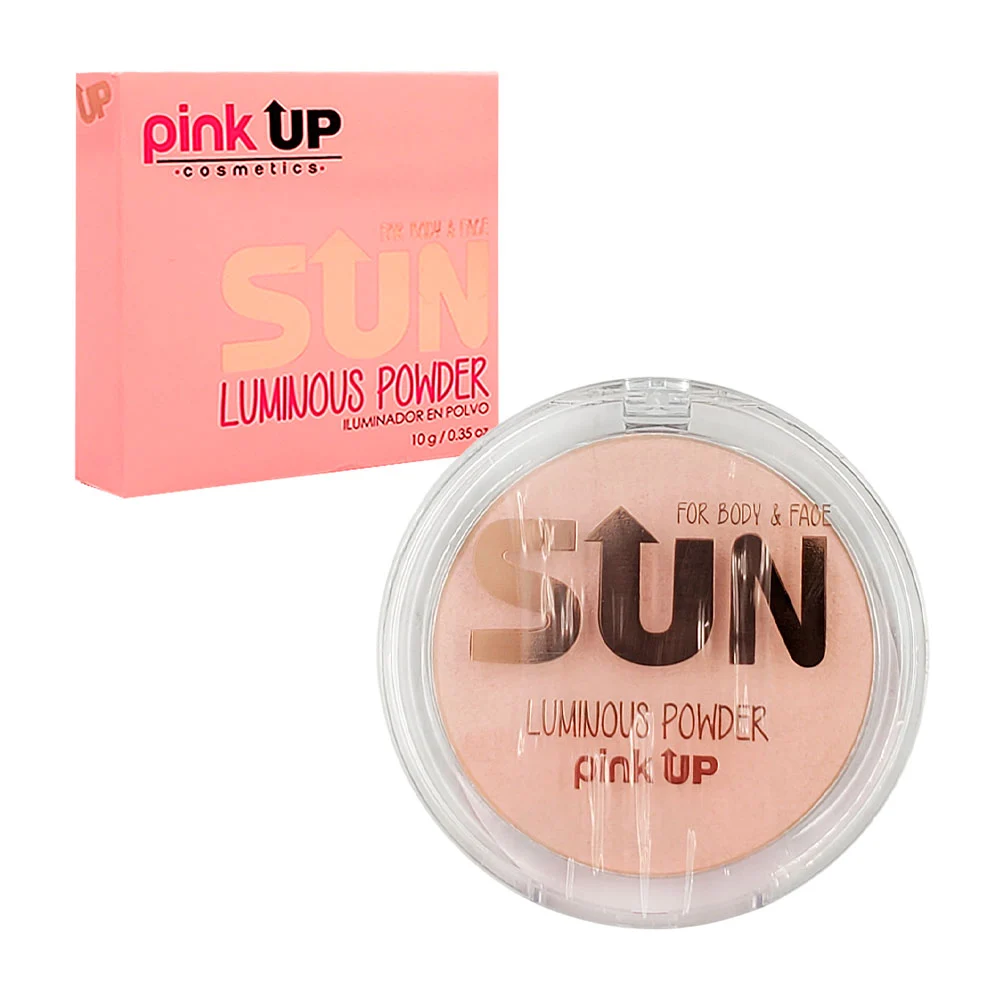 Polvo compacto iluminador pink up tono sparkle, 10g / pkip05