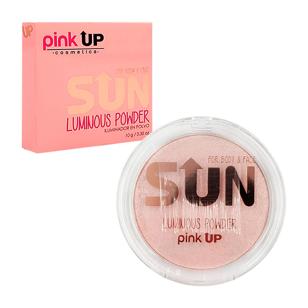 Polvo compacto iluminador pink up tono iluminate, 10g / pkip07