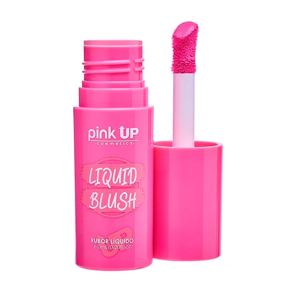 Blush / rubor líquido de larga duración pink up en tono pink cheeks, 6ml /pklb08