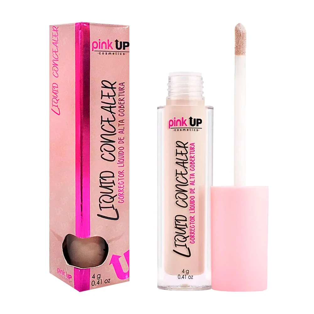 Corrector líquido pink up alta cobertura en tono fair, 4g / pkllc101