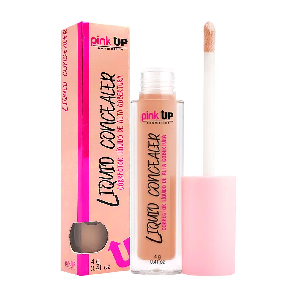 Corrector liquido pink up de alta cobertura en tono medium, 4g / pkllc300