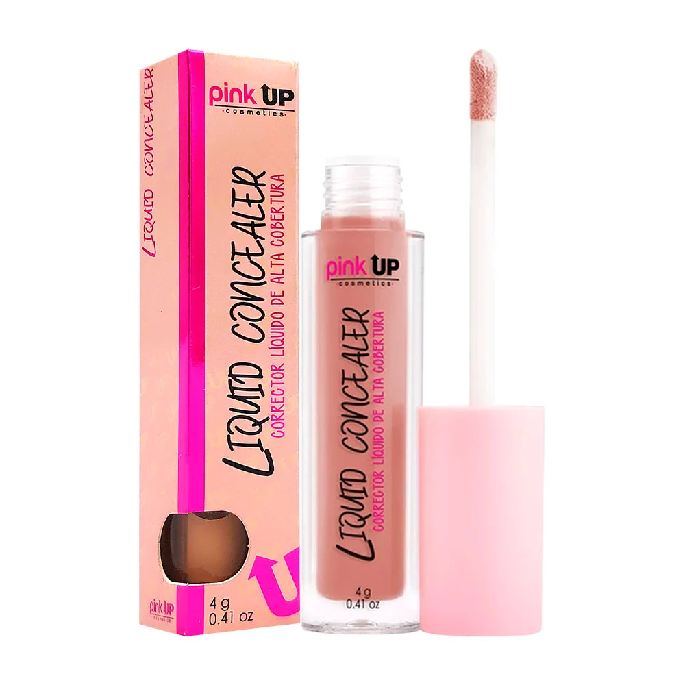 Corrector liquido pink up de alta cobertura en tono tan, 4g / pkllc400