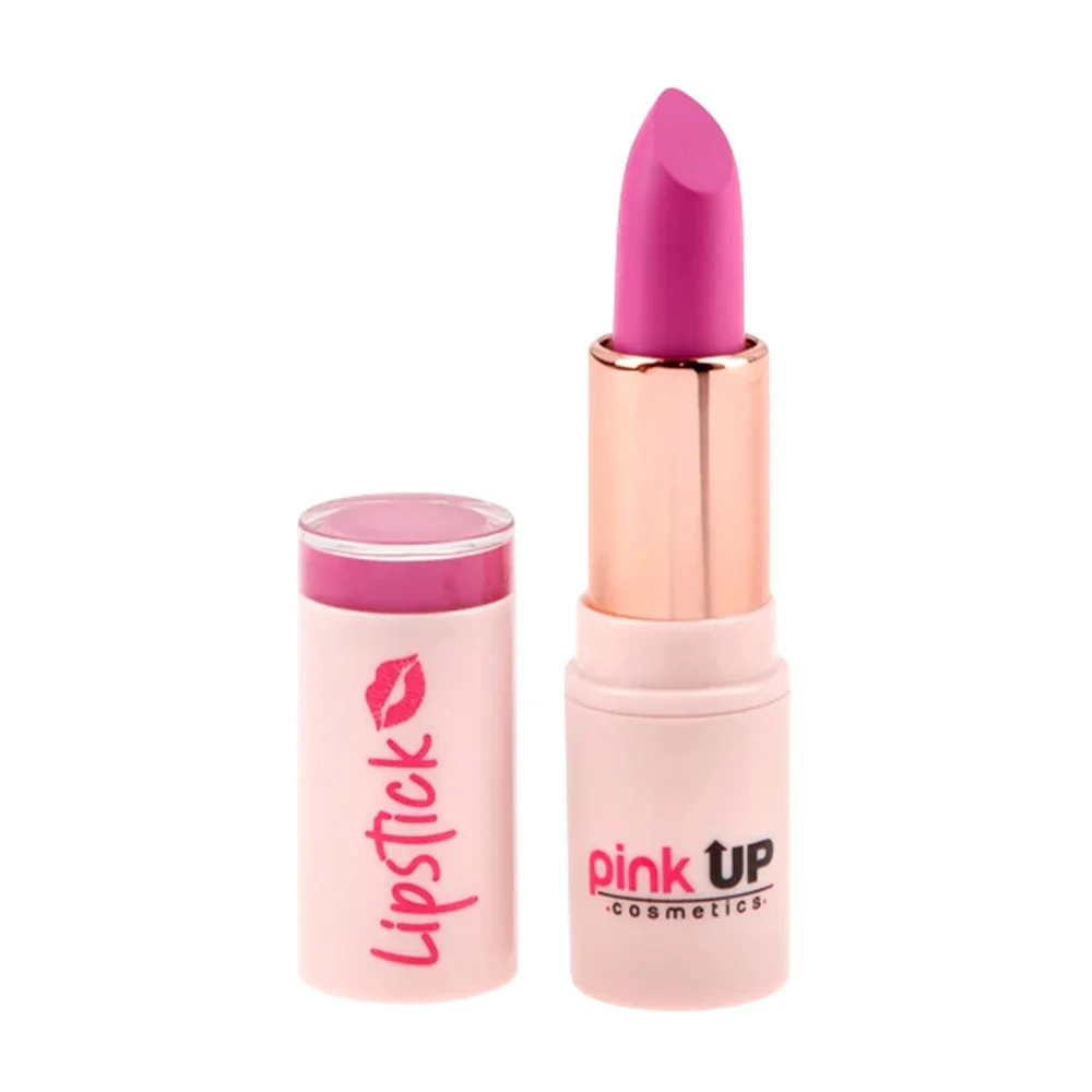 Labial lipstick pink up en barra retráctil en tono magenta, 3.6g / pklp14