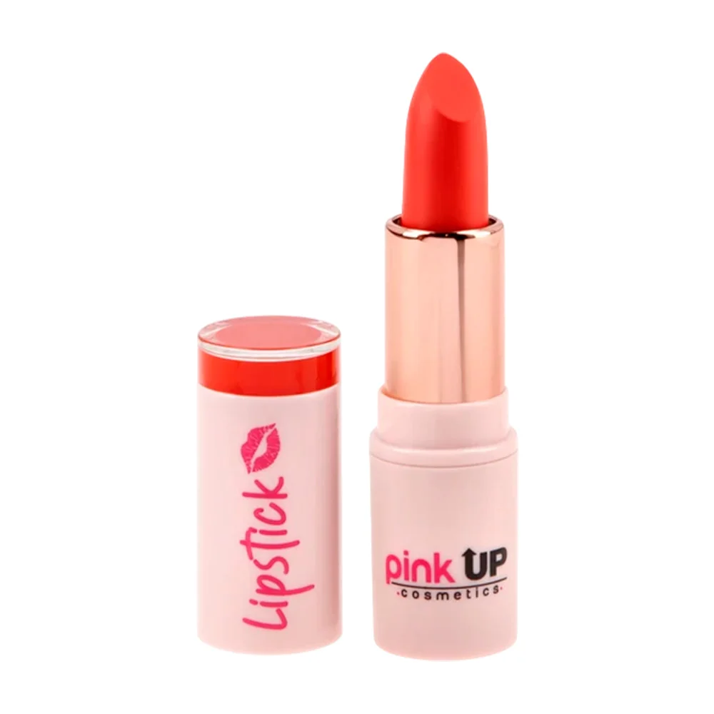 Labial lipstick pink up en barra retráctil en tono funny, 3.6g / pklp16