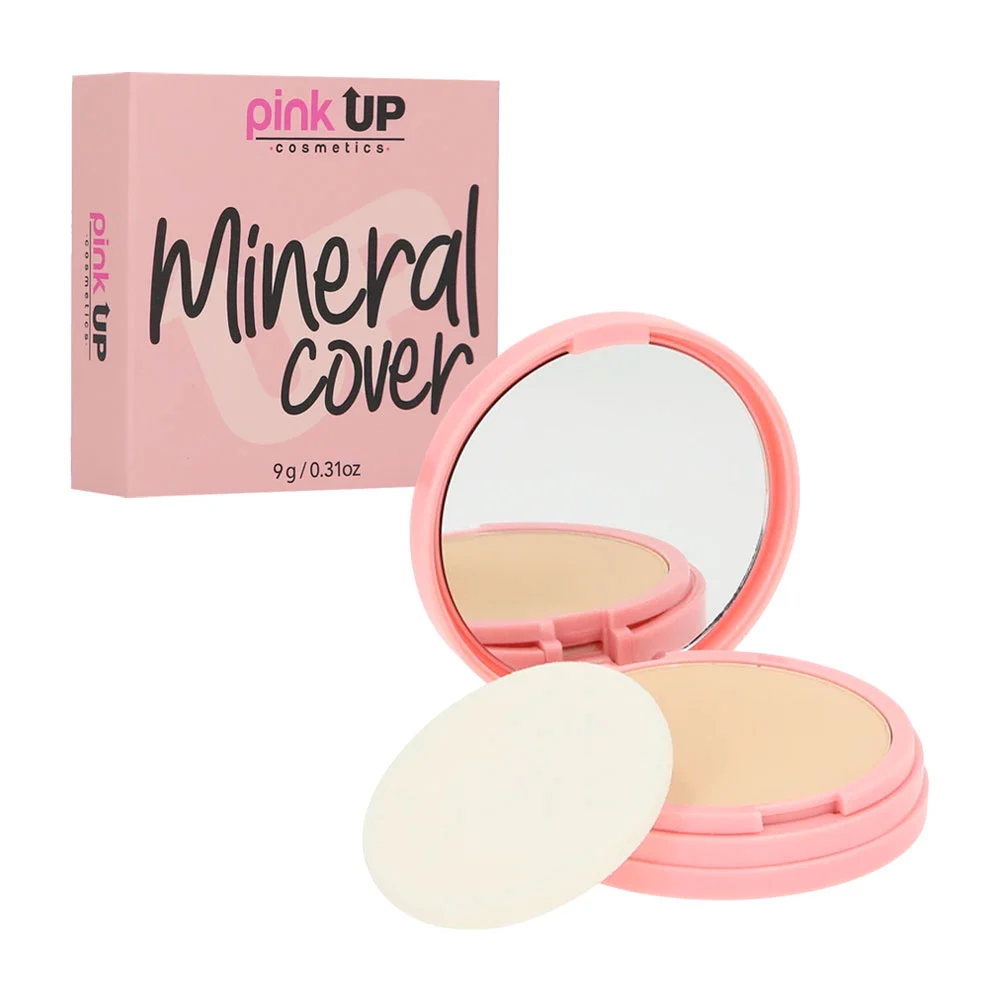 Base de maquillaje en polvo mineral pink...