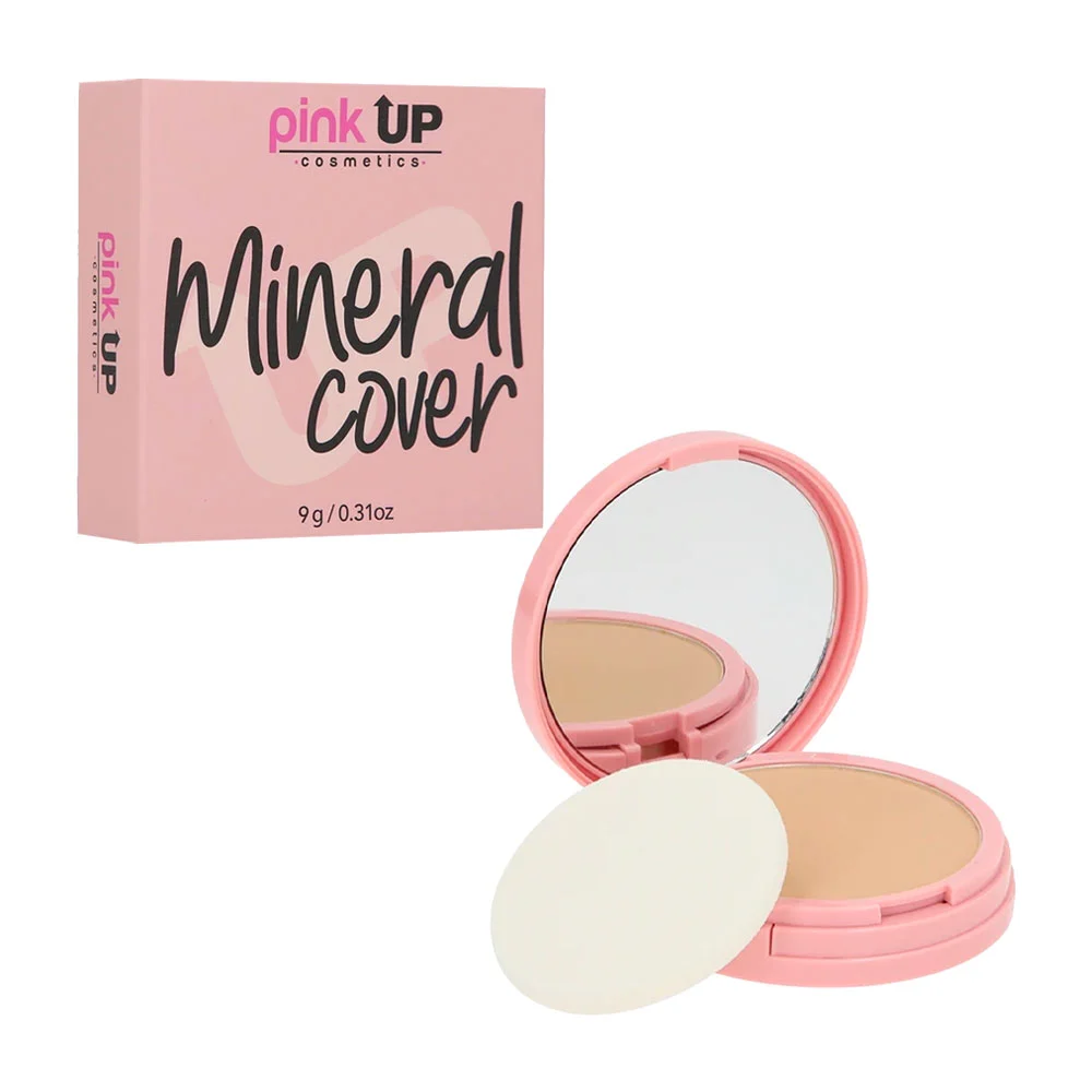 Base de maquillaje en polvo mineral pink...