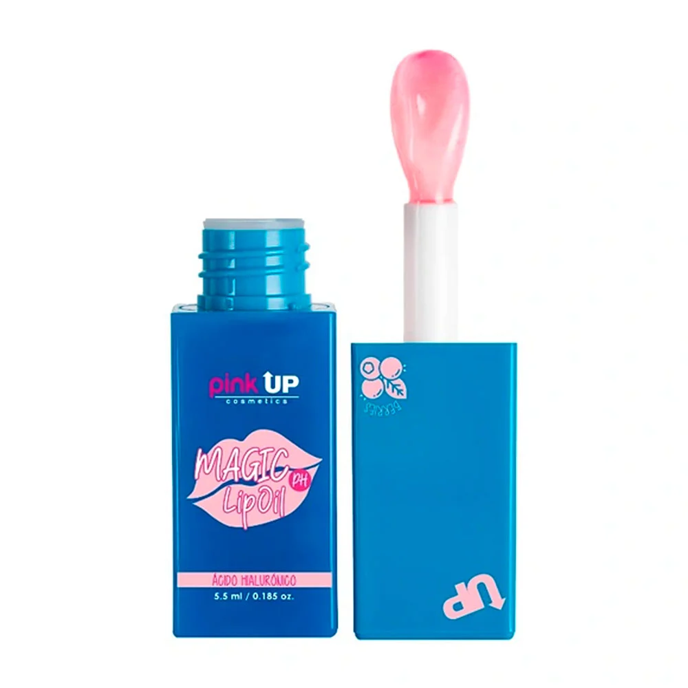 Brillo labial mágico con ácido hialurónico pink up con aroma a berries, 5.5ml