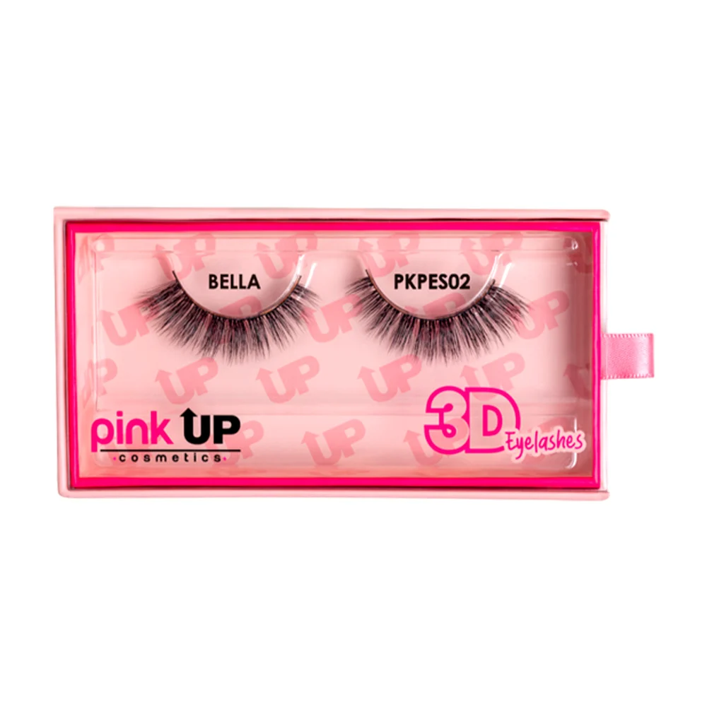 Pestañas postizas 3d pink up bella / pkpes02